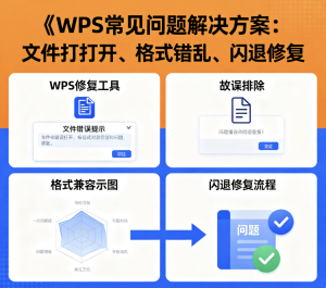 WPS打开后闪退？完整修复方法？