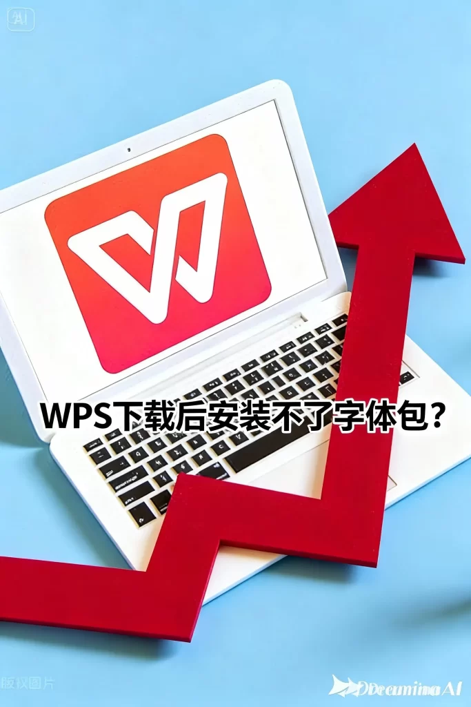 WPS下载后安装不了字体包？